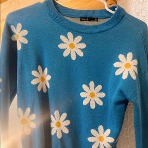 Floral sweater